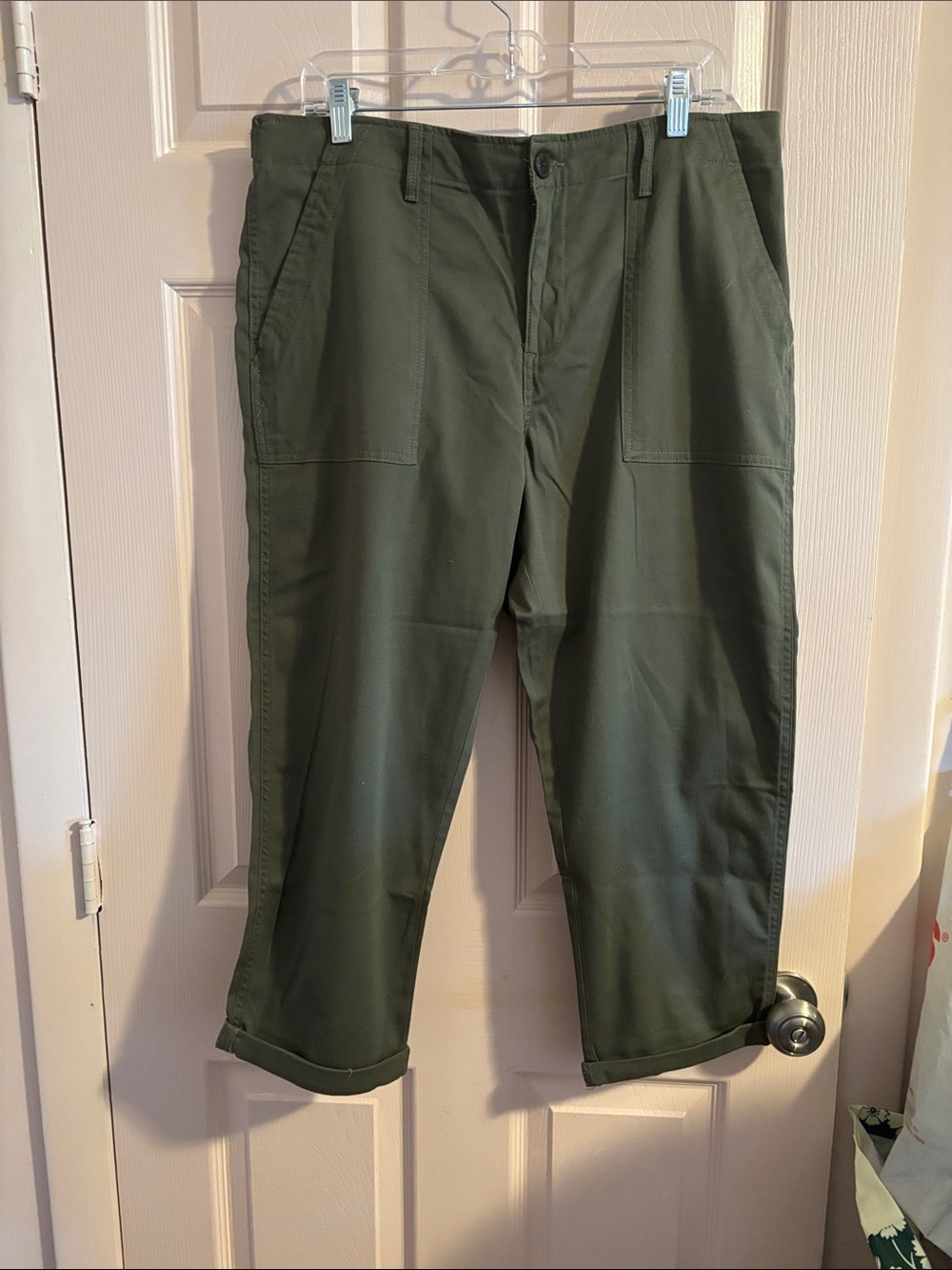 Tommy Hilfiger Olive Green Casual Chino Pants